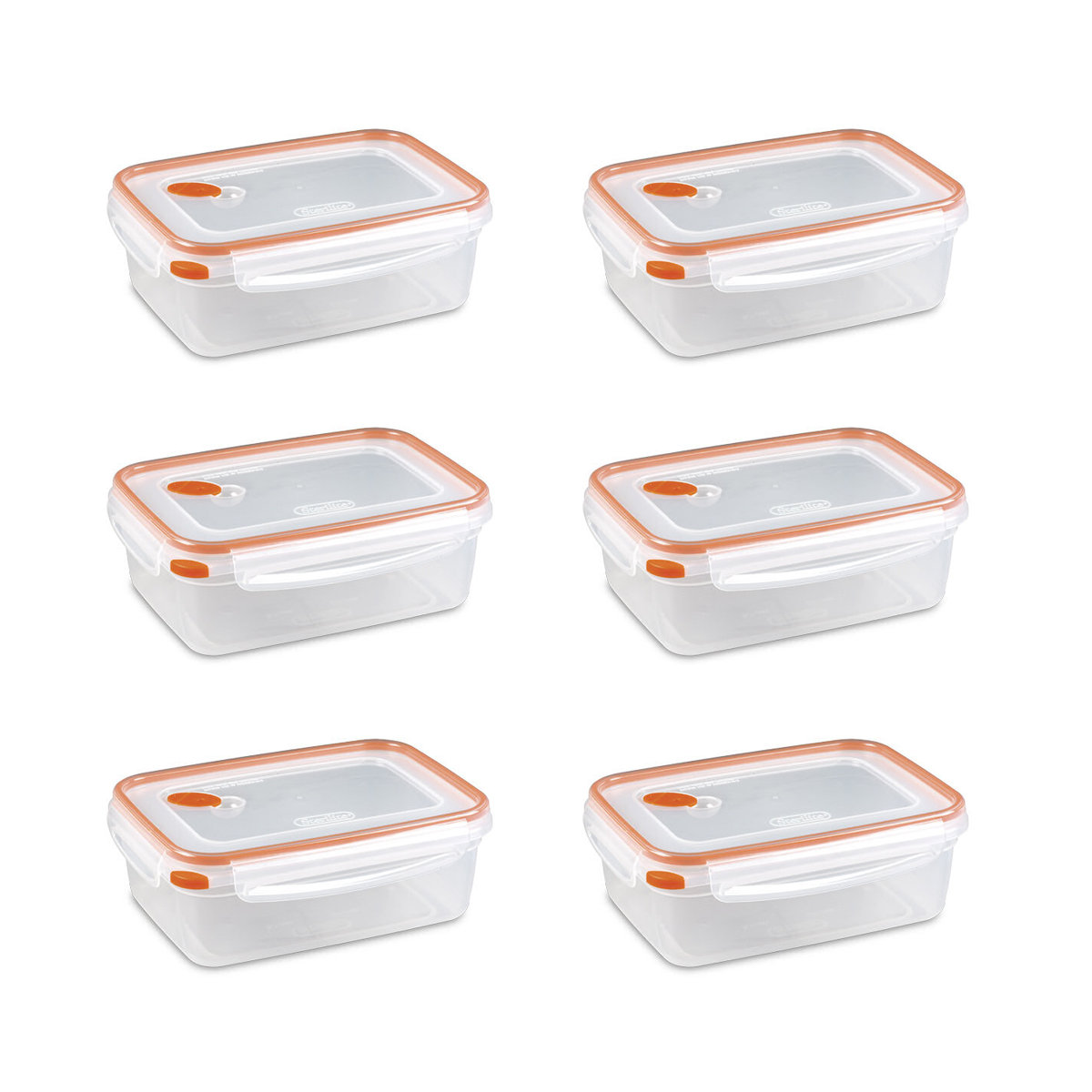 6 Container Food Storage Set (Set of 6)